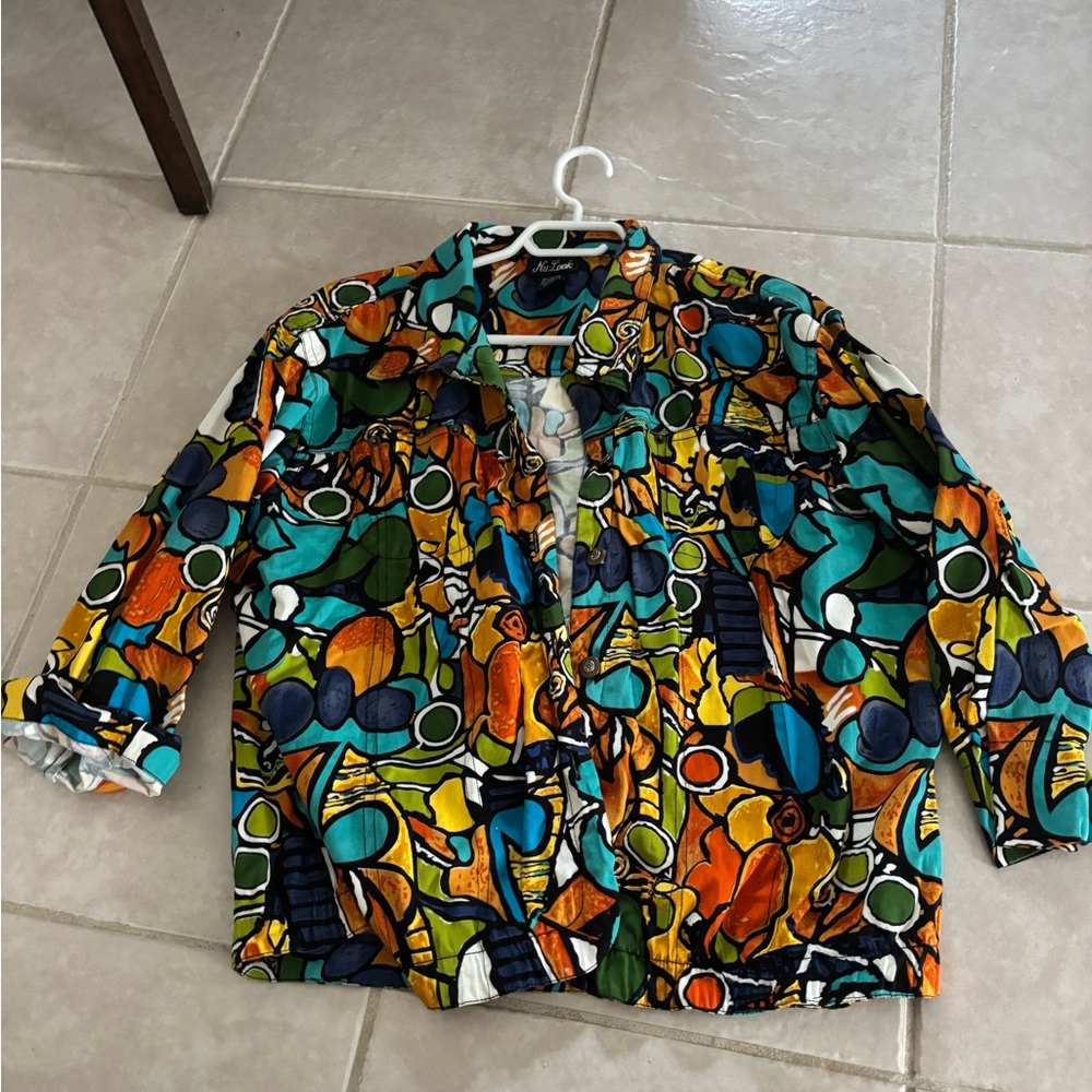 Colorful Abstract Women's Jacket